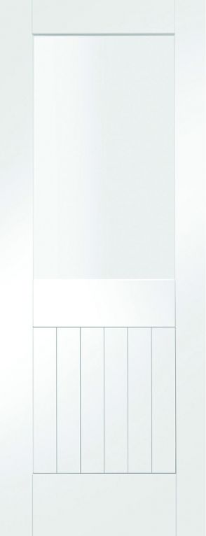 Suffolk Glazed Internal White Door - 826 x 2040 x 40mm